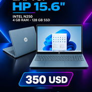 Laptop HP 15.6” Nueva | Intel N250 | 4 GB RAM | SSD 128 GB | 350 USD - Img 58287368