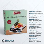 ✅️Báscula/Pesa electrónica 40kg [kG-LB] - Img 56806523
