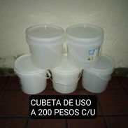 Vendo cubeta de USO de 5lt a 200 pesos - Img 56120416