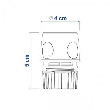 Acople rápido para mangueras de 1/2" - 2/6