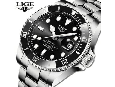 ✳️ Relojes Hombre inspirado en Rolex Submariner Negro NUEVO 🛍️ Reloj Acero Inoxidable Reloj Pulsera Regalo Hombre - Img 56235258
