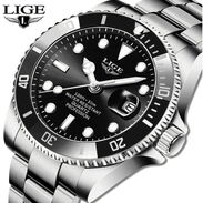 ✳️ Relojes Hombre inspirado en Rolex Submariner Negro NUEVO 🛍️ Reloj Acero Inoxidable Reloj Pulsera Regalo Hombre - Img 44583201