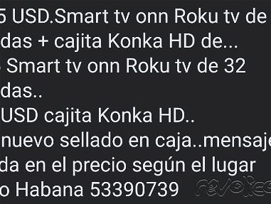 Smart tv onn Roku tv de 32 pulgadas + cajita Konka HD - Img main-image-45799025
