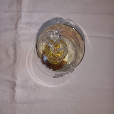 Copa de cristal soplado con bailarina Vintage Siglo pasado - Img 120410006