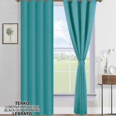 Cortina BlackOut 2 pzs Varios colores en fotos 26 USD - 3/10