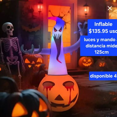 Inflables gigantes , y medianos para hallowen,  traídos de USA - 10/10
