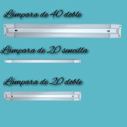 Lámpara led doble, sencilla de 20 y 40 - Img 52676928