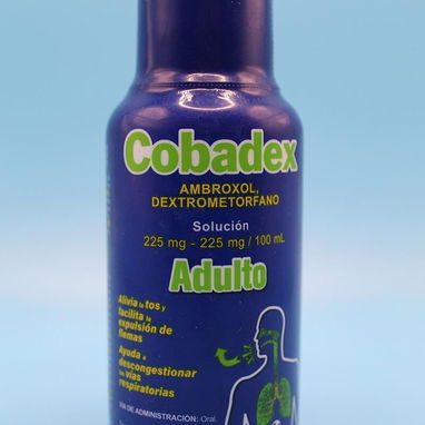 Cobadex ( Ambroxol con Dextrometorfano) para adultos y niños en jarabe para niños y adultos Antitusivo Antigripal Gripe - Img 116823064