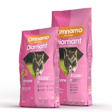 PIENSOS PARA GATOS DE LA MEJOR CALIDAD SABORES DE SALMÓN,PEZ AZUL ,POLLO Y MIXTO 850CUP LA LB - Img 122369705