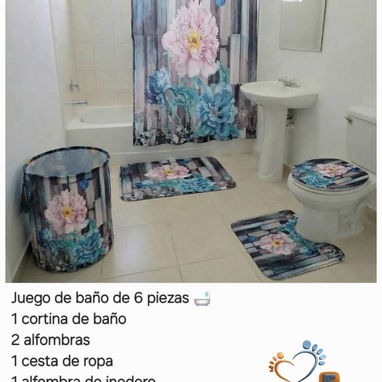 Juego PARA BAÑOS de 6 piezas - Img 117796986