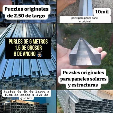 Venta de puzzles Galvanizados originales de todas las medidas y modelos nuevos con entrega inmediata y factura, original - 2/2