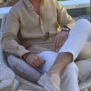 Ropa Lino Livergy  Pantalon Blanco..Camisas  mangas largas y cortas. Outfit para Primavera  y Verano 52465450 - 2/10
