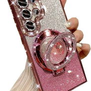 Funda para Samsung Galaxy S23 Ultra con diseño brillante y soporte - Img 55793784