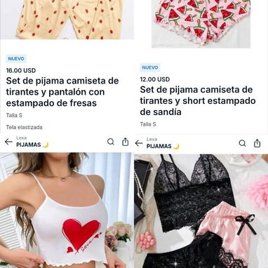 Variedad de pijamas disponibles para mujer - 4/5
