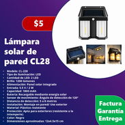💯💡 Lámpara recargable solar para pared exterior 💡💯 - Img 55755412