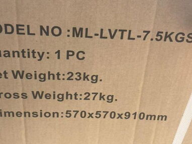 Lavadora automática 7.5 kg marca MILEXUS TRANSPORTE GRATIS 🔴 - Img 64503960