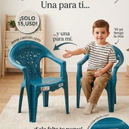 SILLA PLÁSTICA INFANTIL ✨ con brazos. - Img 56584203