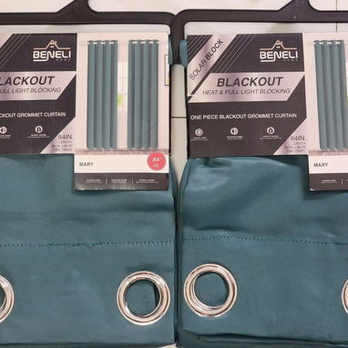 Cortinas blackout  tapa sol nuevas en su estuche 1.32x2.28 y 1.40x2.40 - 2/6