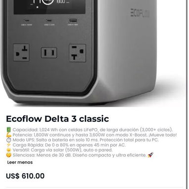 VENTA DE ECOFLOW - 3/10