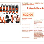 Kit de bandas de resistencia con capacidad de servicio total hoy mismo VPT#-0160 - Img 55445354