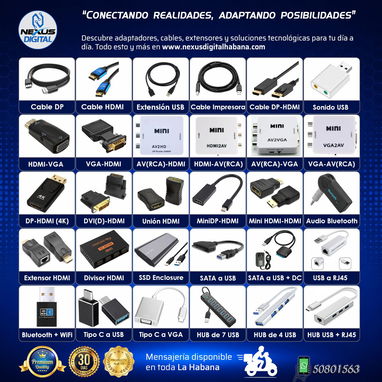 Componentes de PC, Periféricos, Cables y Adaptadores | Respaldo Energético | y más.. | Todo en Nexus Digital Habana - 2/7