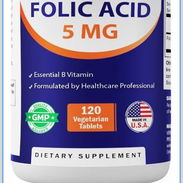 Acido Folico 5mg. 120 tabletas - Img 57839078