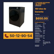 LAVADORA SECADORA AL VAPOR 10KG MILEXUS VPT# -0136 - Img 56243994