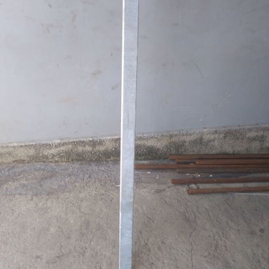 Purle Originales, tejas galvanizadas, cerca perle y tubo de hierro. - Img 125229440
