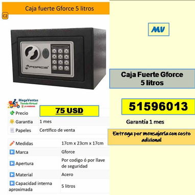 MV-613-Cajas de seguridad...51596013...transporte costo adicional - Img 123715363