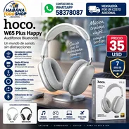 AUDÍFONOS BLUETOOTH HOCO W65 PLUS HAPPY NUEVOS EN CAJA!! - Img 57596707