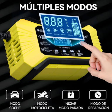 Cargador Inteligente de Baterías Ogori de 12V con Función Mantenedor y Reparador - 2/5