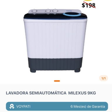 Vendo lavadora semiautomática - Img 119051719