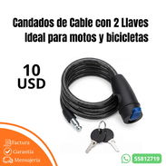 Candados de Cable con 2 Llaves - Img 55654606