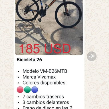 Bicicleta 24 en 165 USD y 26 en 185 USD - 2/2