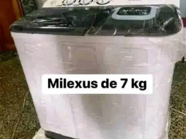 Lavadoras semiautomáticas de 7kg y de 8 kg marca Milexus - Img main-image