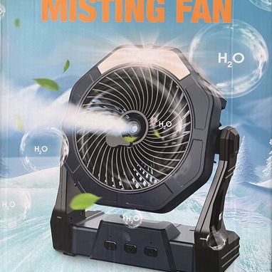 Ventilador recargable y lámpara solar de alta potencia - 3/3