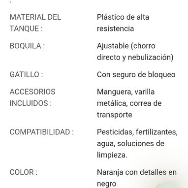 FUMIGADOR MANUAL DE 5 LITROS - Img 123549449