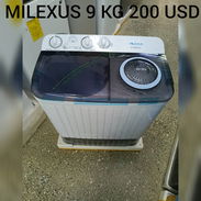 LAVADORA SEMIAUTOMÁTICA MILEXUS 9 KG BLANCA 200 USD - Img 55292618