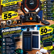 Tu powerbank ideal powerbank de 70,000mAh mha nuevo a estrenar usted con cargador solar - Img 58023906