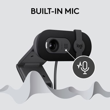 🎥💻 WEBCAM LOGITECH BRIO 101 FULL HD 1080P MICRÓFONO PRIVACIDAD ENVÍO DISPONIBLE + GARANTÍA - Img 118793083