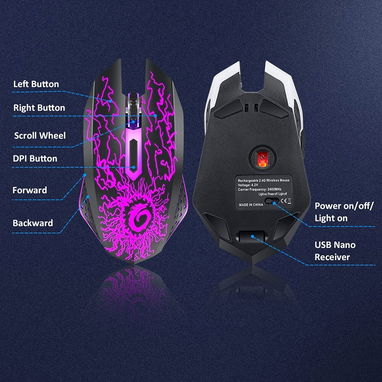 💥 MOUSE INALAMBRICO GAMING PRECIO 18$ (𝐄𝐍𝐕𝐈𝐎 𝐆𝐑𝐀𝐓𝐈𝐒 𝐇𝐀𝐁𝐀𝐍𝐀)ⒼⓂ⓪③ - Img 113086214