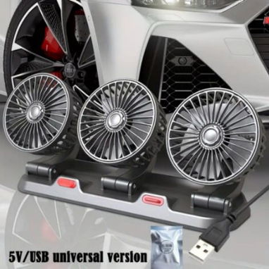 Ventilador USB para Auto de Tres Cabezas (USB) 53497081 - Img 119882012
