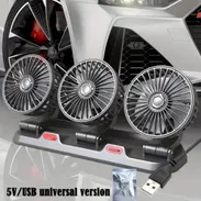 Ventilador USB para Auto de Tres Cabezas (USB) - Img 53130568