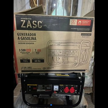 Planta eléctrica 3500 whatt 110 y 220v marca Zasc precio $355 USD con transporte adicional - Img 111101112