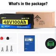 🔋 Batería 48V x 100Ah ✅ BATERÍA IDEAL PARA INVERSORES🔋 *Ciclos de carga profundo*🪫🔋 BMS Integrado✅ 💸 Precio: 1️⃣0️ - Img 57073890