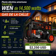 Planta Eléctrica Americana WEN Trifuel GAS de la calle - Img 55754330