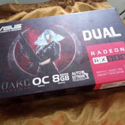 100usd tarjeta Asus rx 580 de 8GB nueva en su caja tel:54023509 mensajería disponible según el lugar - Img 55813401