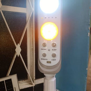💥*Ventilador de pie con panel solar 16 "*💥 - Img 124180492