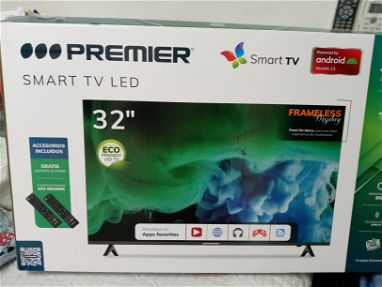 Tv d 32 pulgadas Smart tv nuevo en su caja incluye 2 mandos y base a la pared - Img main-image