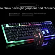 Kit DE Teclado RGB  mouse gamers NUEVO SELLADO EN SU CAJA - Img 48583033